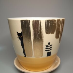 Горшок цветочный Паталь бутон котик 550 Родники  Родники