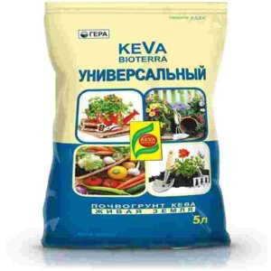 Грунт универсальный "KEVA" 5 л. (Живая земля) Родники  Родники