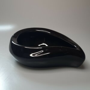 Кашпо д/цветов керамическое "Бонсай". Черный Родники  Родники