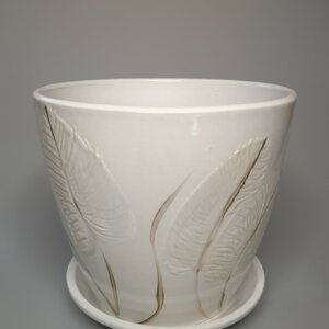 Горшок цветочный "Роспись бутон 177" 500 Родники  Родники