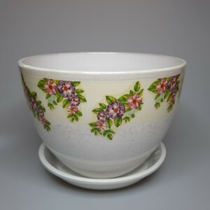 Горшок цветочный "Декупаж Венеция (301)" 550 Родники  Родники