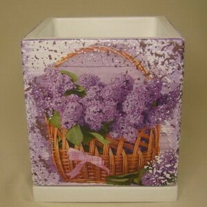 Цветочный горшок Сирень в корзине 22см Родники  Родники