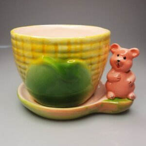 Цветочный горшок с фигуркой 11х10 см. Родники  Родники