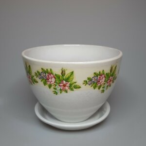 Горшок цветочный "Декупаж Венеция (301)" 450 Родники  Родники