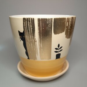 Горшок цветочный Паталь бутон котик 450 Родники  Родники