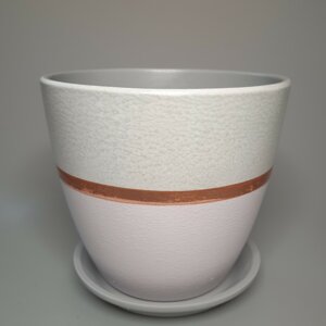 Горшок цветочный Паталь бутон эстет бронза/пудра 400 Родники  Родники