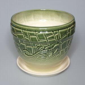 Цветочный горшок "Ящерица №2" с подст. D24                                            Родники  Родники