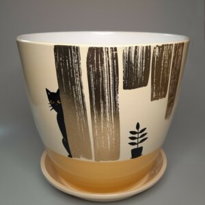 Горшок цветочный Паталь бутон котик 650 Родники  Родники