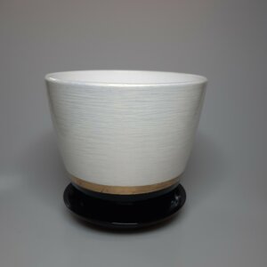 Горшок цветочный Паталь бутон эстет золото/черн 400 Родники  Родники