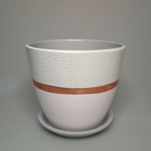 Горшок цветочный Паталь бутон эстет бронза/пудра 300 Родники  Родники