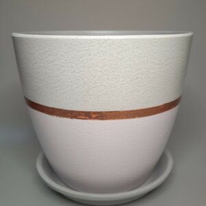 Горшок цветочный Паталь бутон эстет бронза/пудра 500 Родники  Родники