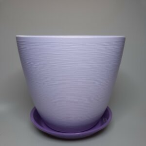 Горшок цветочный Перламутр бутон сиреневый 450 Родники  Родники