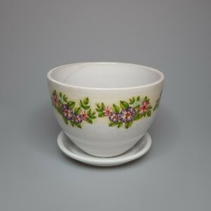 Горшок цветочный "Декупаж Венеция (301)" 350 Родники  Родники