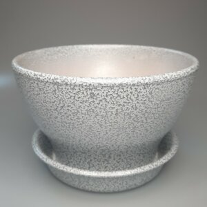 Цветочный горшок "Фиалочница КП" D16 Антик белый Родники  Родники