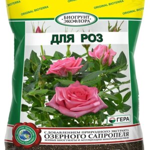 Биогрунт "Экофлора" Для роз 5л Родники  Родники