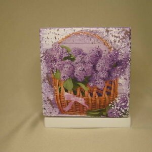 Цветочный горшок Сирень в корзине 12см Родники  Родники