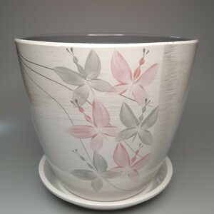 Горшок цветочный Роспись Бутон Вальс 500 Родники  Родники